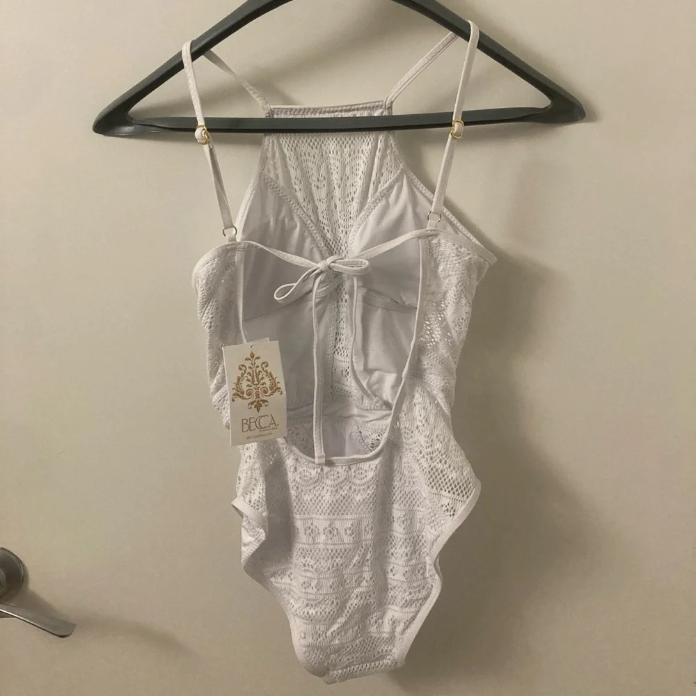 NEVER WORN WITH TAGS!! Becca by Rebecca Virtue- Makayla High Neck One Piece 🩱👙✨ - Picture 5 of 7